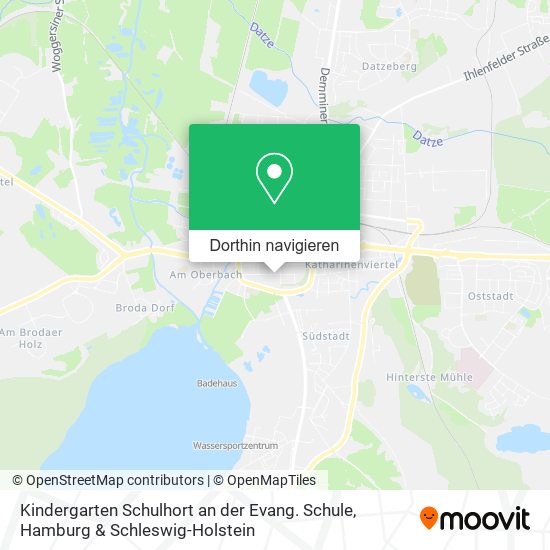 Kindergarten Schulhort an der Evang. Schule Karte