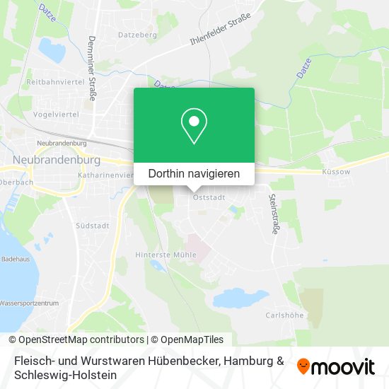 Fleisch- und Wurstwaren Hübenbecker Karte