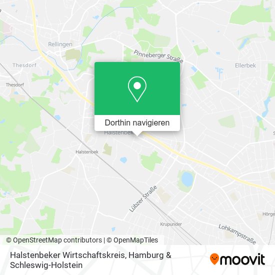 Halstenbeker Wirtschaftskreis Karte