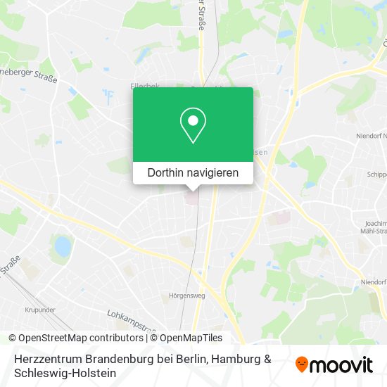 Herzzentrum Brandenburg bei Berlin Karte