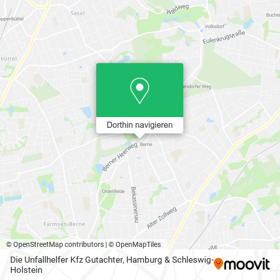 Die Unfallhelfer Kfz Gutachter Karte