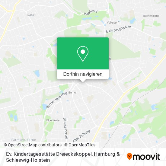Ev. Kindertagesstätte Dreieckskoppel Karte