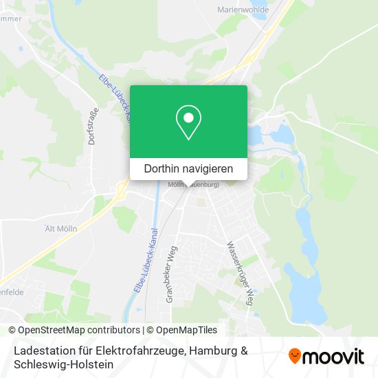 Ladestation für Elektrofahrzeuge Karte