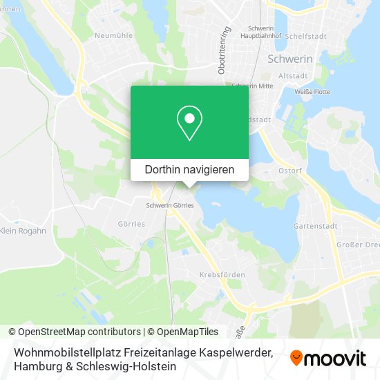 Wohnmobilstellplatz Freizeitanlage Kaspelwerder Karte