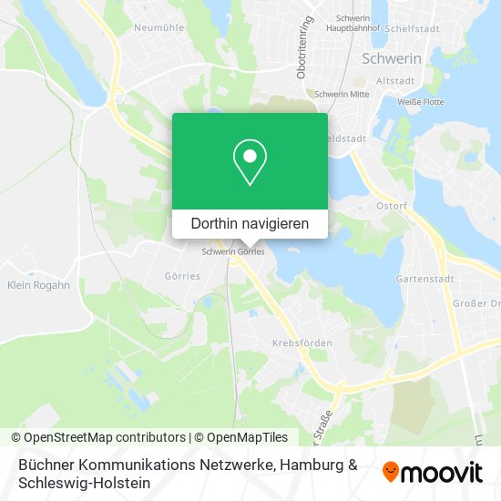 Büchner Kommunikations Netzwerke Karte