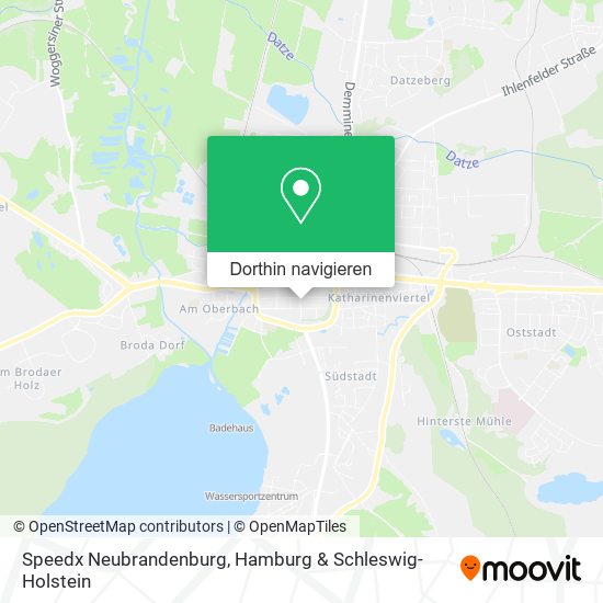 Speedx Neubrandenburg Karte