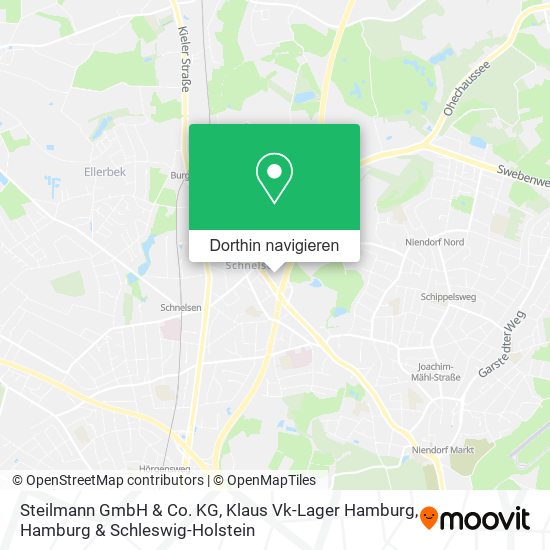 Steilmann GmbH & Co. KG, Klaus Vk-Lager Hamburg Karte