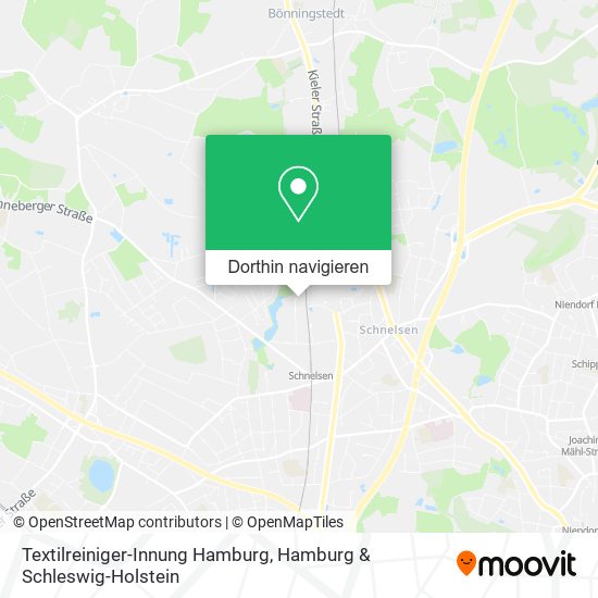 Textilreiniger-Innung Hamburg Karte