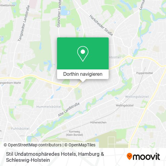 Stil Undatmosphäredes Hotels Karte