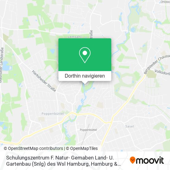 Schulungszentrum F. Natur- Gemaben Land- U. Gartenbau (Snlg) des Wsl Hamburg Karte