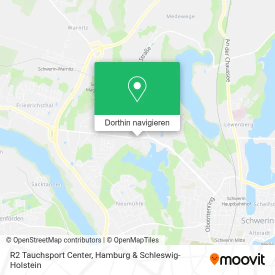 R2 Tauchsport Center Karte