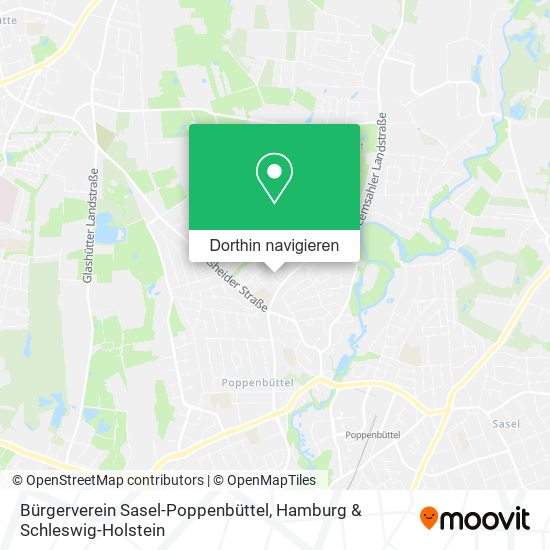 Bürgerverein Sasel-Poppenbüttel Karte