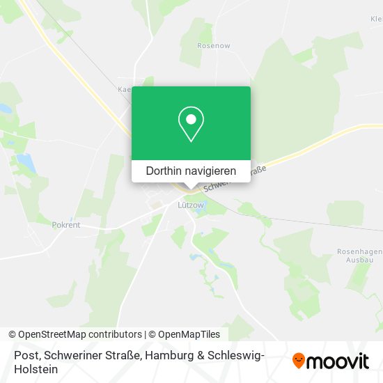 Post, Schweriner Straße Karte