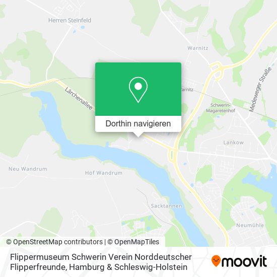 Flippermuseum Schwerin Verein Norddeutscher Flipperfreunde Karte