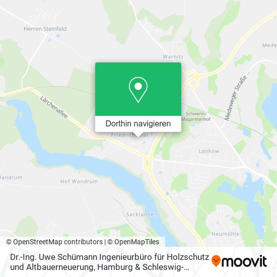 Dr.-Ing. Uwe Schümann Ingenieurbüro für Holzschutz und Altbauerneuerung Karte