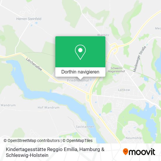 Kindertagesstätte Reggio Emilia Karte