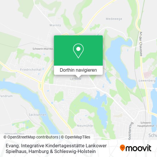 Evang. Integrative Kindertagesstätte Lankower Spielhaus Karte