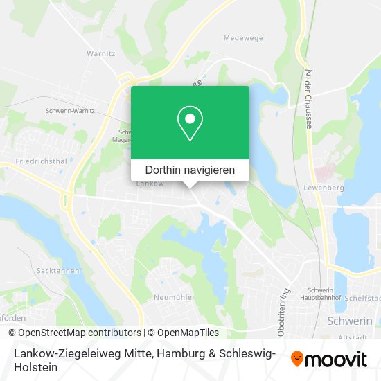 Lankow-Ziegeleiweg Mitte Karte
