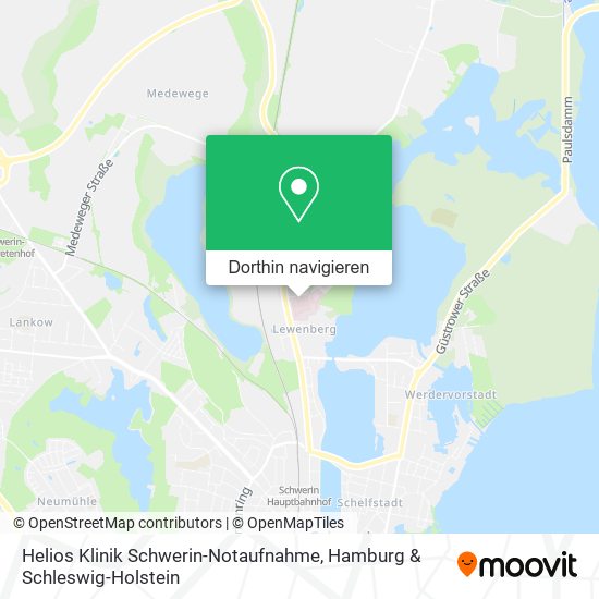 Helios Klinik Schwerin-Notaufnahme Karte