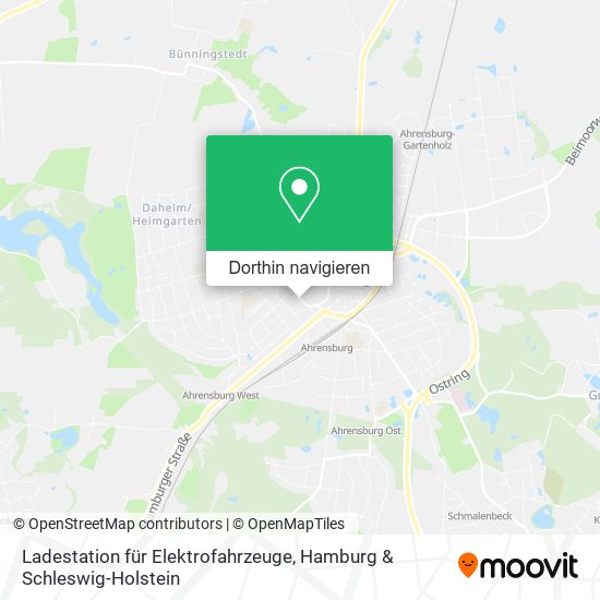 Ladestation für Elektrofahrzeuge Karte