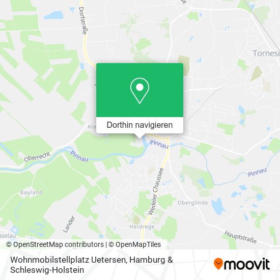 Wohnmobilstellplatz Uetersen Karte