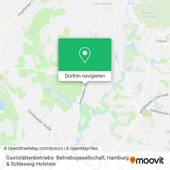 Gaststättenbetriebs- Betriebsgesellschaft Karte