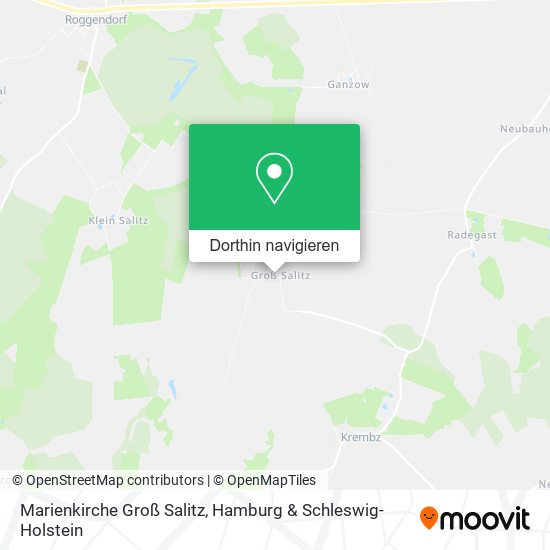Marienkirche Groß Salitz Karte