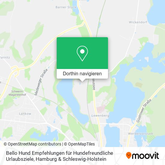 Bello Hund Empfehlungen für Hundefreundliche Urlaubsziele Karte