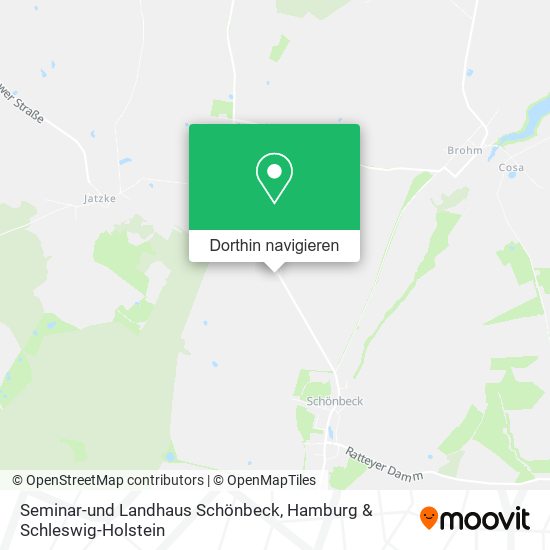 Seminar-und Landhaus Schönbeck Karte