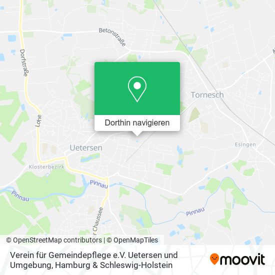 Verein für Gemeindepflege e.V. Uetersen und Umgebung Karte