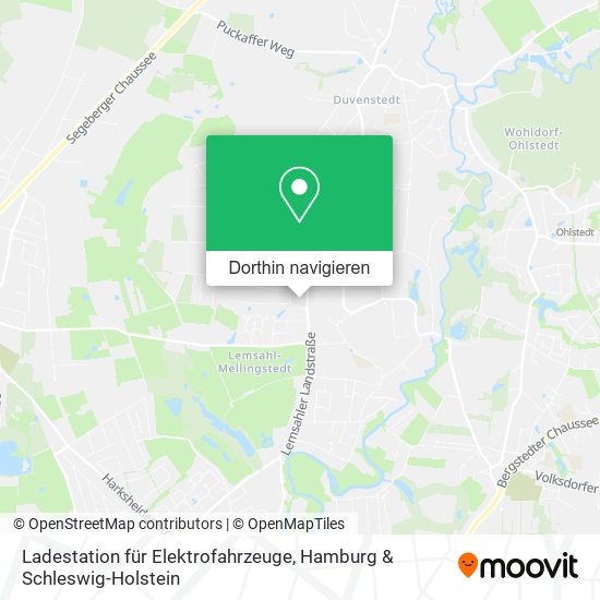 Ladestation für Elektrofahrzeuge Karte