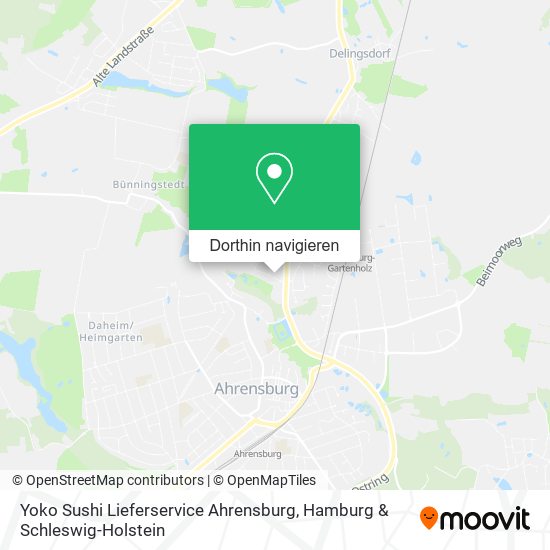 Yoko Sushi Lieferservice Ahrensburg Karte