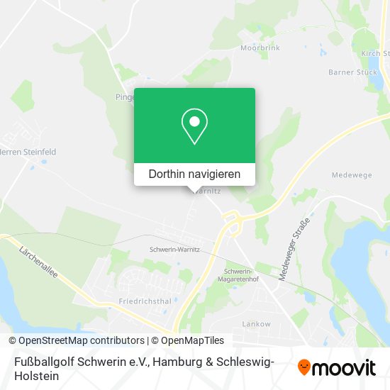 Fußballgolf Schwerin e.V. Karte