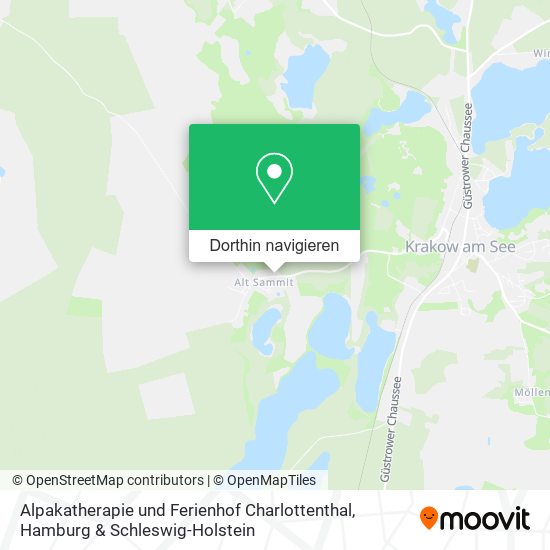 Alpakatherapie und Ferienhof Charlottenthal Karte