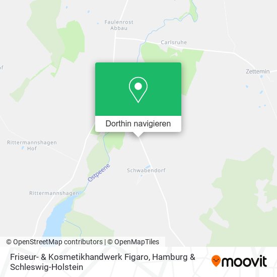 Friseur- & Kosmetikhandwerk Figaro Karte