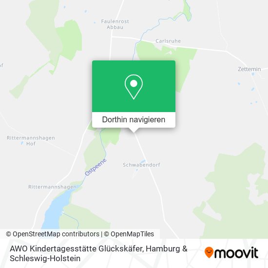 AWO Kindertagesstätte Glückskäfer Karte
