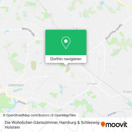 Die Wohnlichen Gästezimmer Karte