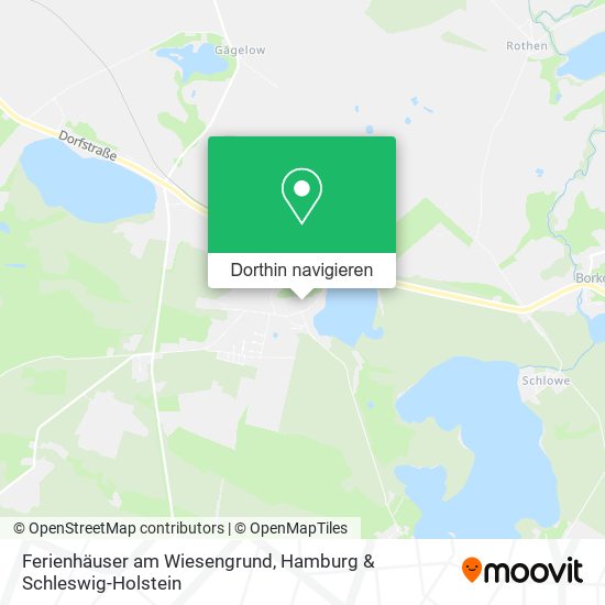 Ferienhäuser am Wiesengrund Karte