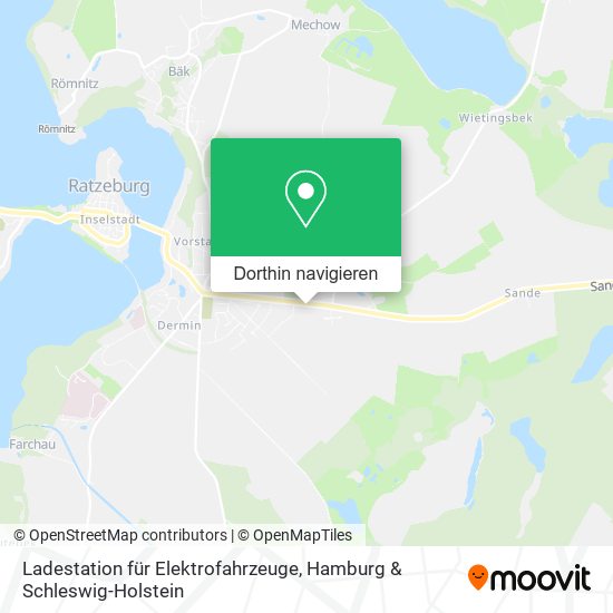 Ladestation für Elektrofahrzeuge Karte