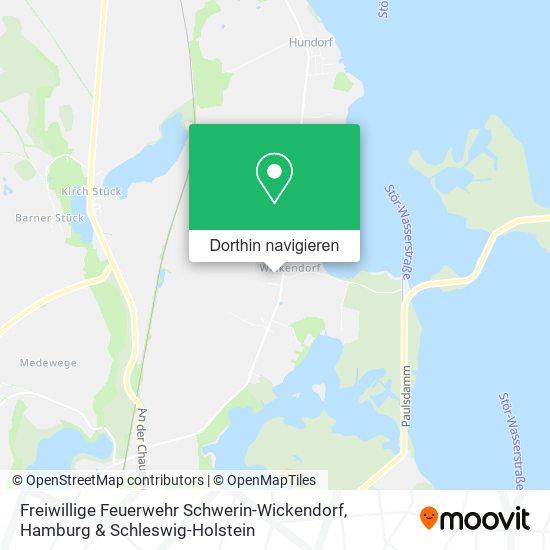 Freiwillige Feuerwehr Schwerin-Wickendorf Karte