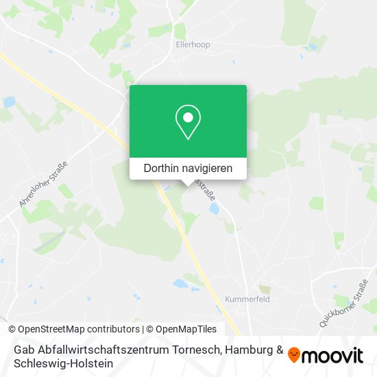 Gab Abfallwirtschaftszentrum Tornesch Karte