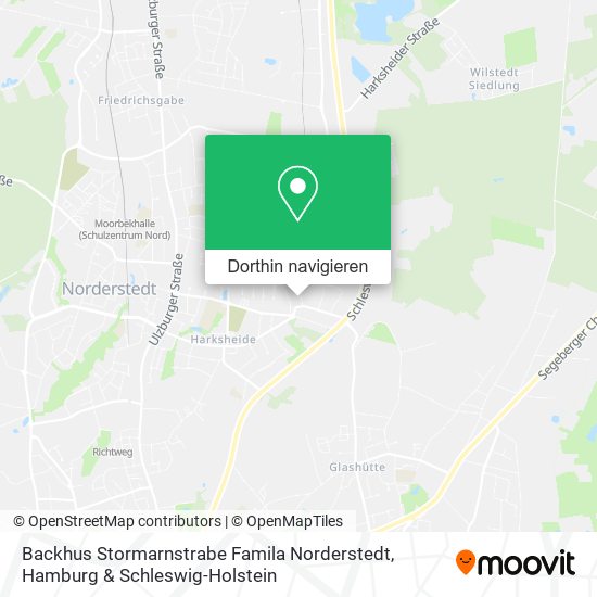 Backhus Stormarnstrabe Famila Norderstedt Karte