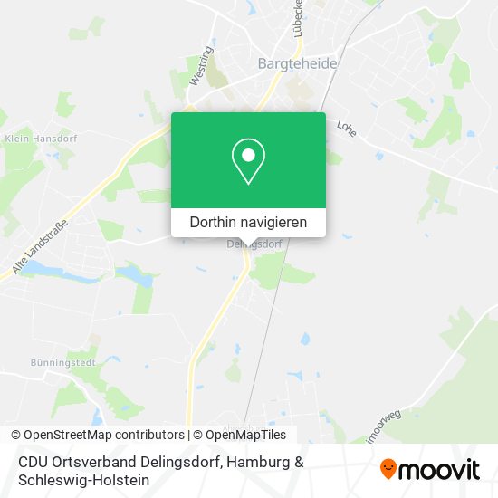 CDU Ortsverband Delingsdorf Karte