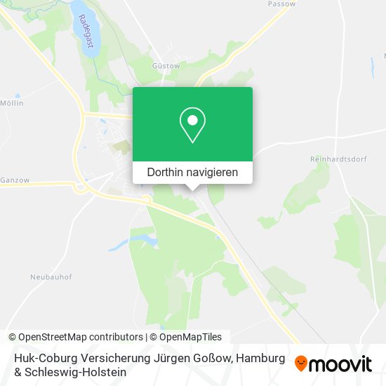 Huk-Coburg Versicherung Jürgen Goßow Karte