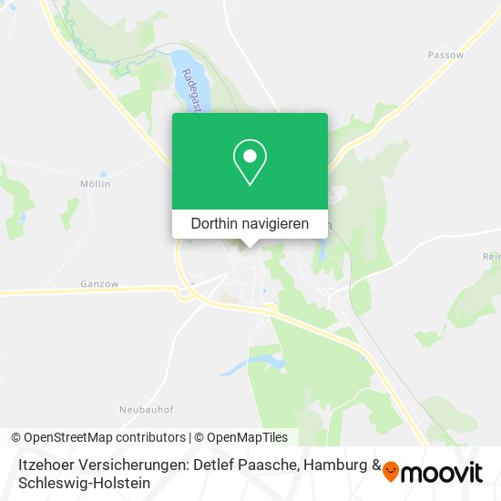 Itzehoer Versicherungen: Detlef Paasche Karte