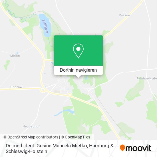 Dr. med. dent. Gesine Manuela Mietko Karte