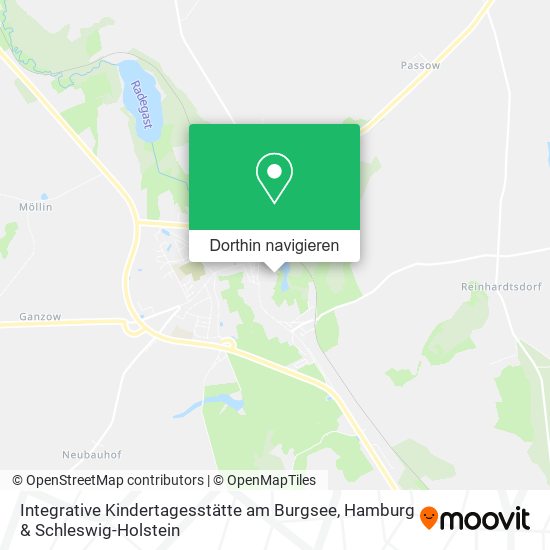 Integrative Kindertagesstätte am Burgsee Karte