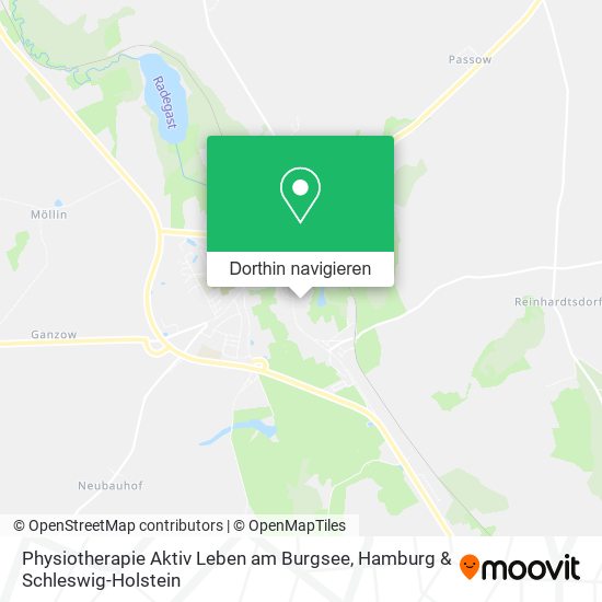 Physiotherapie Aktiv Leben am Burgsee Karte