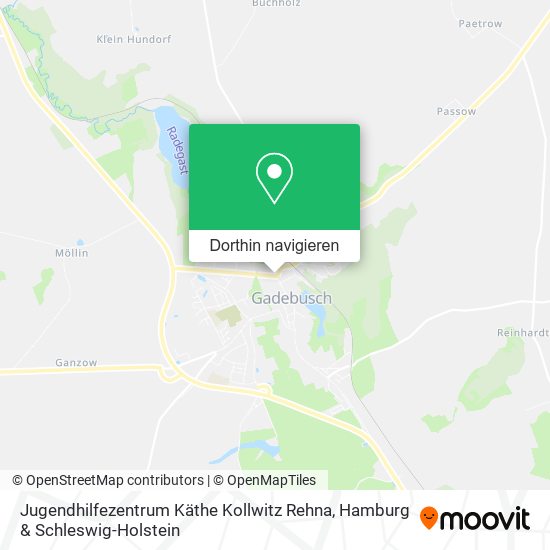 Jugendhilfezentrum Käthe Kollwitz Rehna Karte