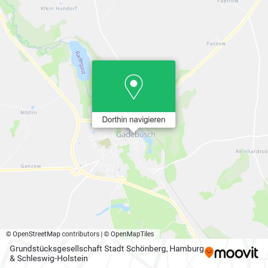 Grundstücksgesellschaft Stadt Schönberg Karte